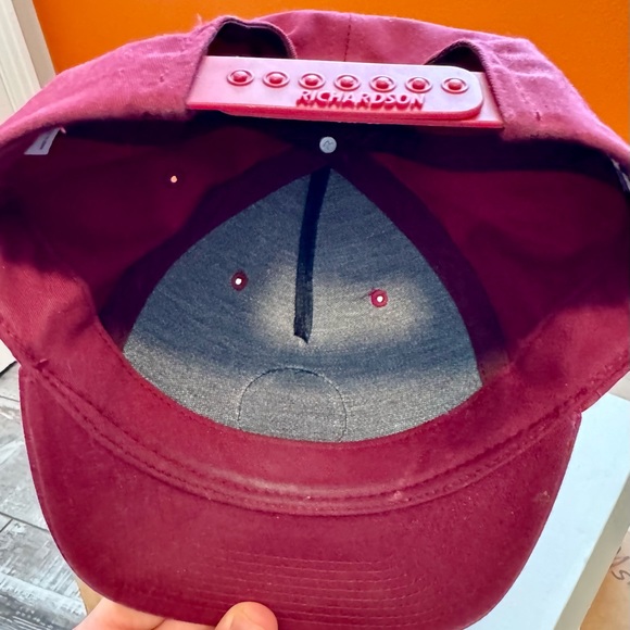 Order Of Man Maroon Mens SnapBack Trucker Hat. Gently Used - Picture 7 of 8